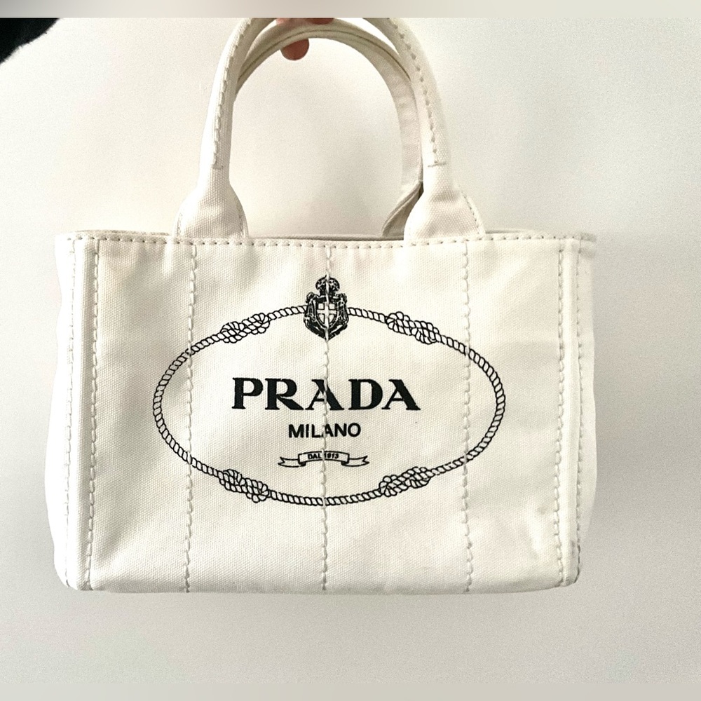 Prada Canapa w/ Strap + Entrupy COA